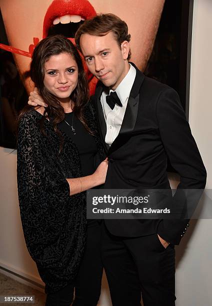 Actress Morgan Eastwood and photographer Tyler Shields attend the launch party for Shields's new book "The Dirty Side Of Glamour" at Guy Hepner...