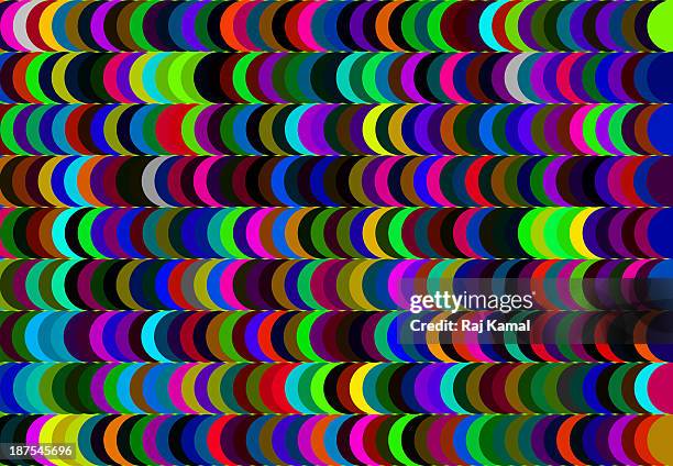 Circular Round Shapes Horizontal Creative Design High-Res Vector ...