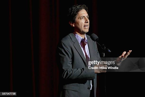 Host Ray Romano speaks onstage during the International Myeloma Foundation's 7th Annual Comedy Celebration Benefiting The Peter Boyle Research Fund...