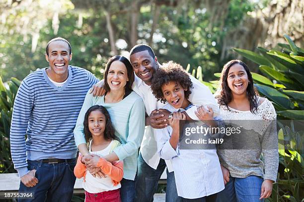 interracial family - make a difference bildbanksfoton och bilder