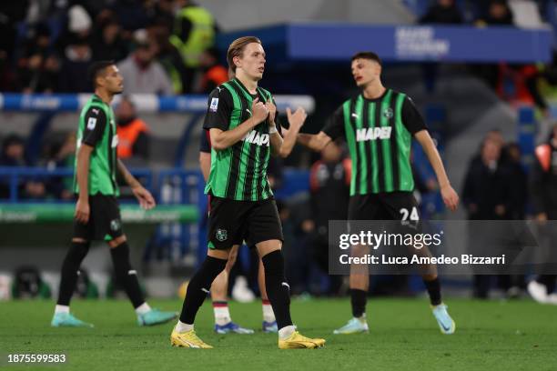 Marcus Holmgren Pedersen of US Sassuolo shows his dejection during the Serie A TIM match between US Sassuolo and Genoa CFC at Mapei Stadium - Citta'...