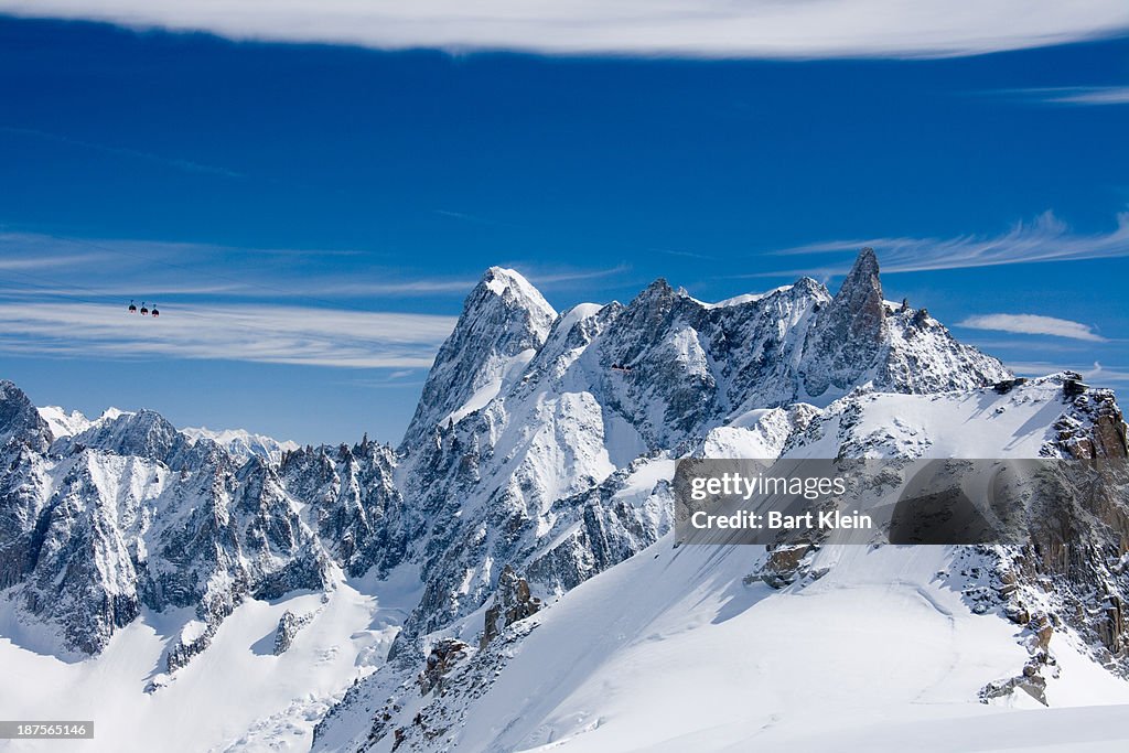 Grandes Jorasses and Dent du Geant