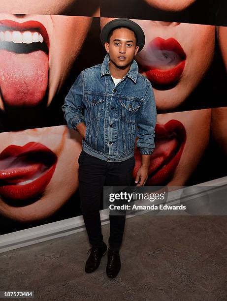 Actor Tahj Mowry attends the launch party for photographer Tyler Shields's new book "The Dirty Side Of Glamour" at Guy Hepner Gallery on November 9,...