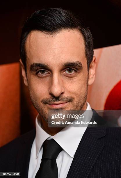 Actor Brett London attends the launch party for photographer Tyler Shields's new book "The Dirty Side Of Glamour" at Guy Hepner Gallery on November...