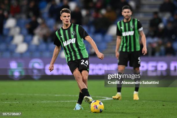 Daniel Boloca of US Sassuolo in action during the Serie A TIM match between US Sassuolo and Genoa CFC at Mapei Stadium - Citta' del Tricolore on...