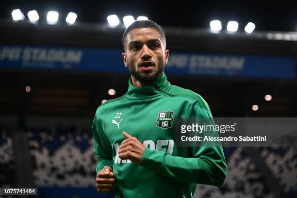 Jeremy Toljan of US Sassuolo during the Serie A TIM match between US Sassuolo and Genoa CFC at Mapei Stadium - Citta' del Tricolore on December 22,...