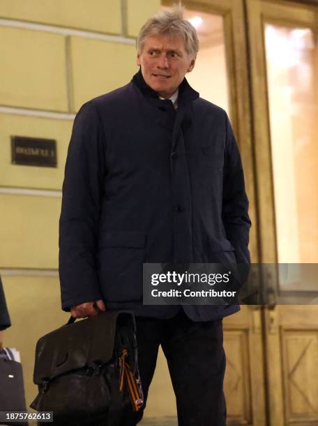 Pieskov 846 Dmitry Peskov Photos & High Res Pictures - Getty Images