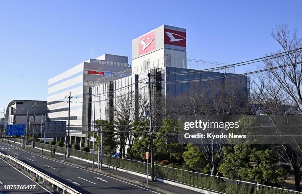 Photo taken on Dec. 26 shows the headquarters building of Daihatsu Motor Co. In Ikeda, Osaka Prefecture, western Japan. The small-car unit of Toyota...