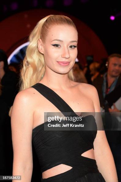 Iggy Azalea attends the MTV EMA's 2013 at the Ziggo Dome on November