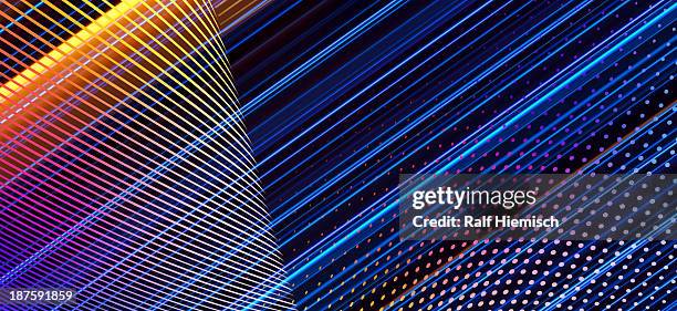 bildbanksillustrationer, clip art samt tecknat material och ikoner med an intricate arrangement of multi colored lines and dots - korsmönster