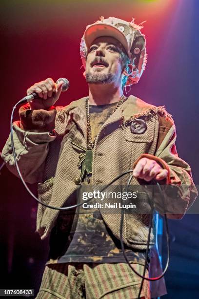 Boy George performs on stage at KOKO on November 10, 2013 in London, United Kingdom.