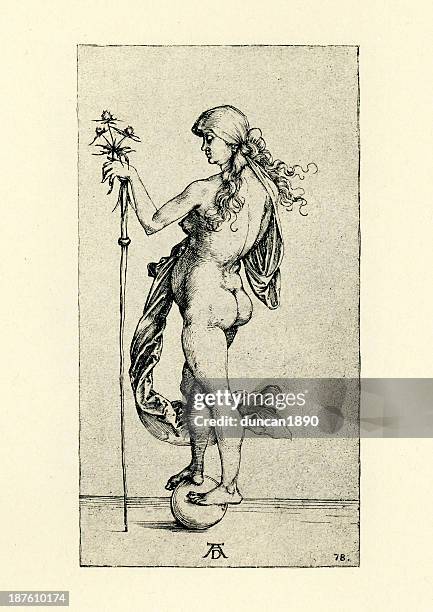 fortune - renaissance stock illustrations