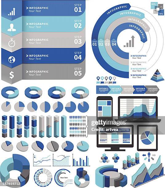 infographic element - environmental conservation groups stock illustrations