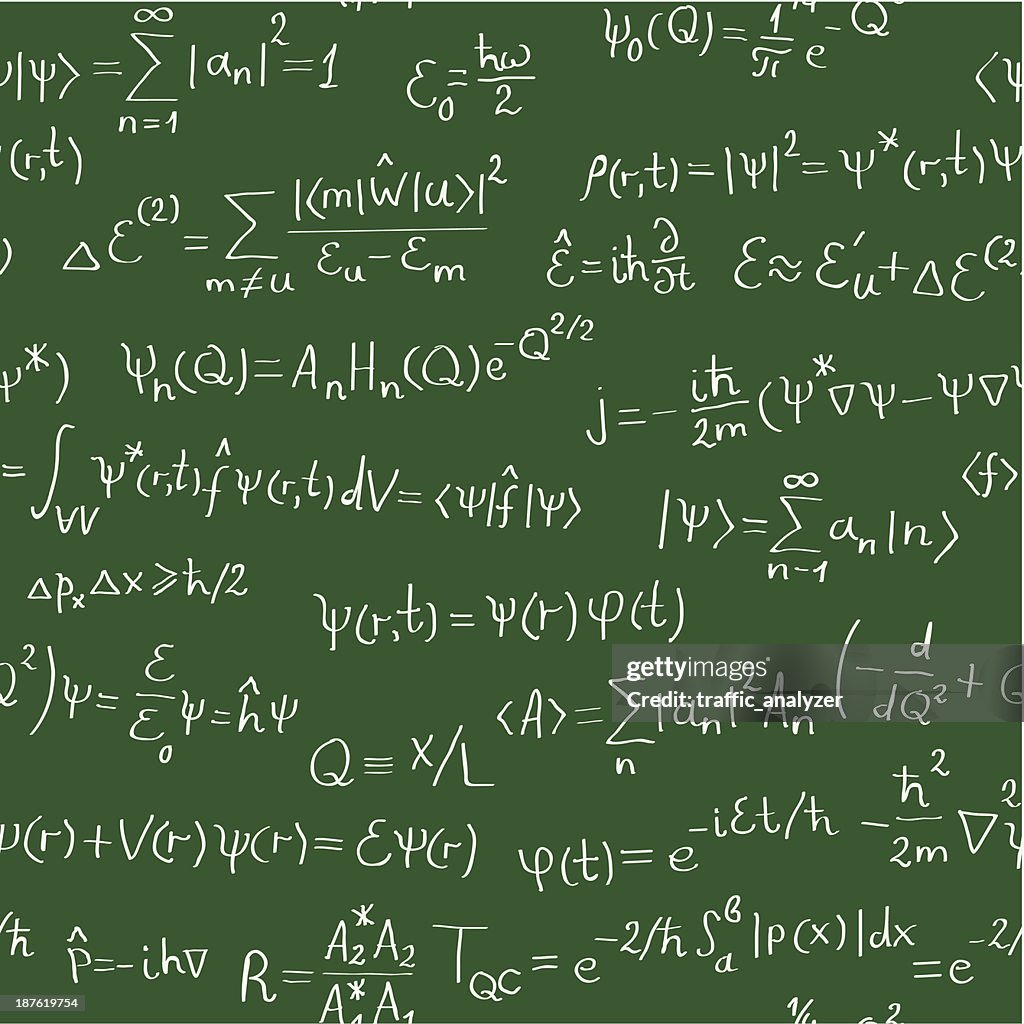 Math Background Quantum Seamless Quantum Physics Background High-Res Vector Graphic - Getty Images