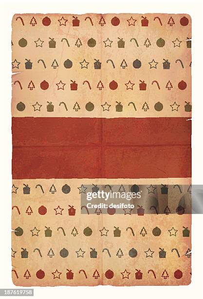 illustrazioni stock, clip art, cartoni animati e icone di tendenza di vecchio grunge vettoriale carta regalo - carta regalo strappata