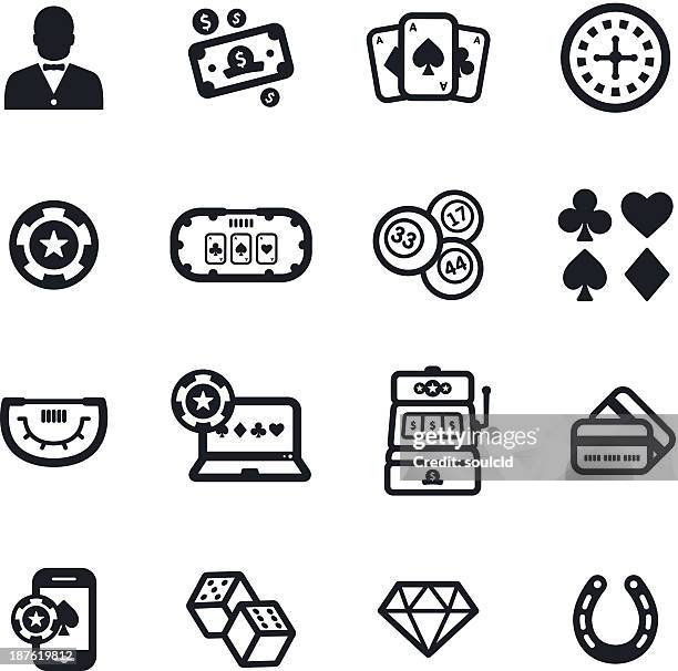 ilustraciones, imágenes clip art, dibujos animados e iconos de stock de iconos de juegos - bet icon