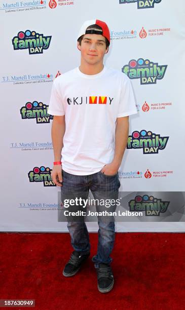 Jimmy Deshler arrives for the TJ Martell foundation's Family Day LA at CBS Studios - Radford on November 10, 2013 in Studio City, California.
