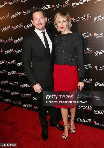 Writer/director Scott Cooper and his guest attend the Seventh Annual Hamilton Behind the Camera Awards at The Wilshire Ebell Theatre on November 10,...