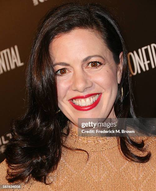 Actress Jacqueline Mazarella attends the Seventh Annual Hamilton Behind the Camera Awards at The Wilshire Ebell Theatre on November 10, 2013 in Los...