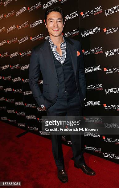 Actor Daniel Henney attends the Seventh Annual Hamilton Behind the Camera Awards at The Wilshire Ebell Theatre on November 10, 2013 in Los Angeles,...