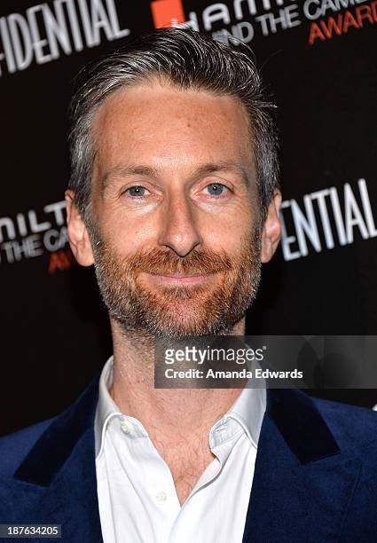 Costume designer Michael Wilkinson arrives at the 7th Annual Hamilton Behind The Camera Awards at The Wilshire Ebell Theatre on November 10, 2013 in...