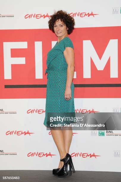 Actress Lidia Vitale attends the 'La Santa' Photocall during the 8th Rome Film Festival at the Auditorium Parco Della Musica on November 11, 2013 in...