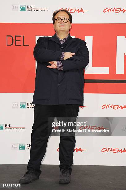 Director Carlo Carlei attends the 'Romeo & Juliet' Photocall during the 8th Rome Film Festival at the Auditorium Parco Della Musica on November 11,...