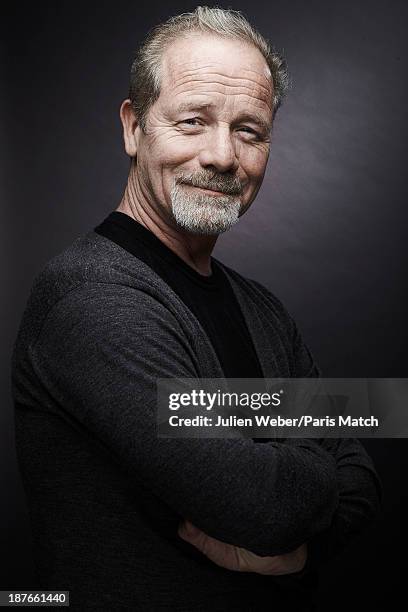 Actor Peter Mullan is photographed for Paris Match on April 22, 2013 in Paris, France.