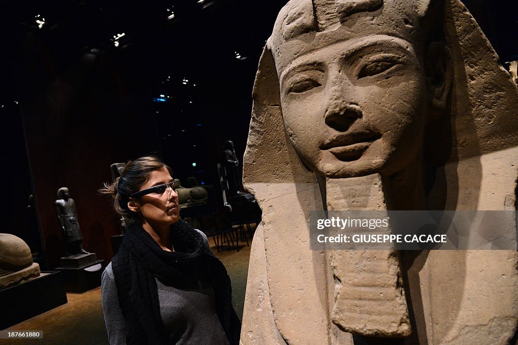 ITALY-EGYPT-MUSEUM-TECHNOLOGY-GOOGLE-GLASS