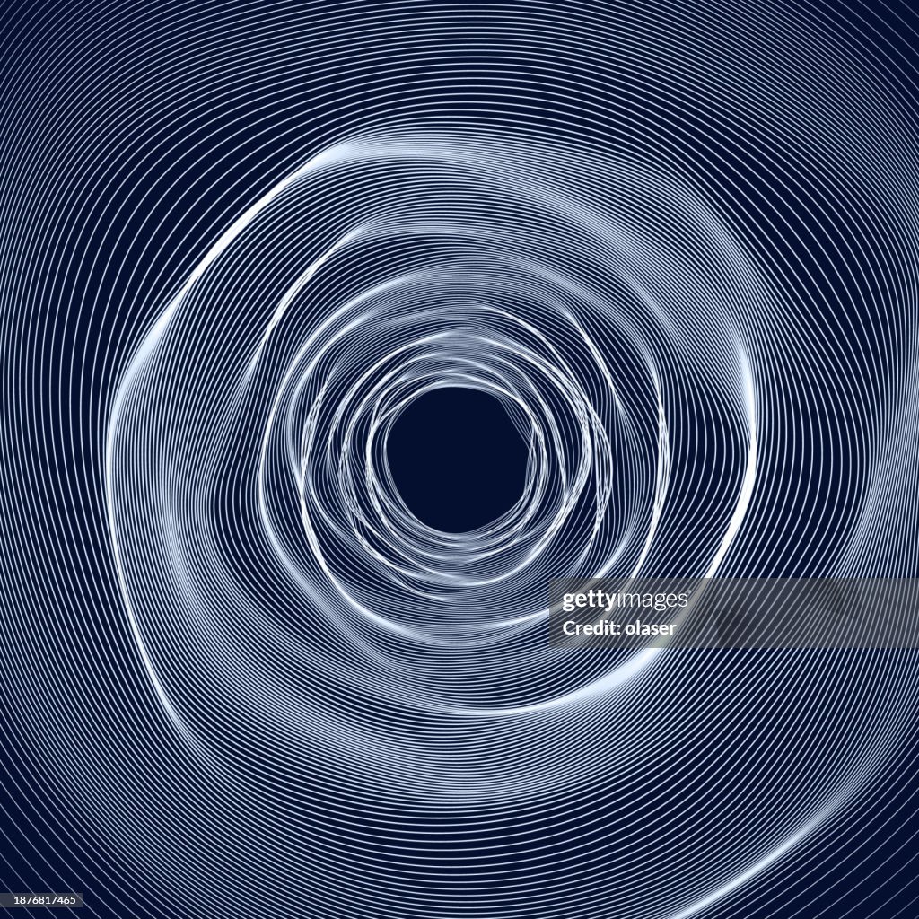 High Resolution Vortex Digital Spiral Vortex In Cool Tones High-Res Vector Graphic - Getty Images