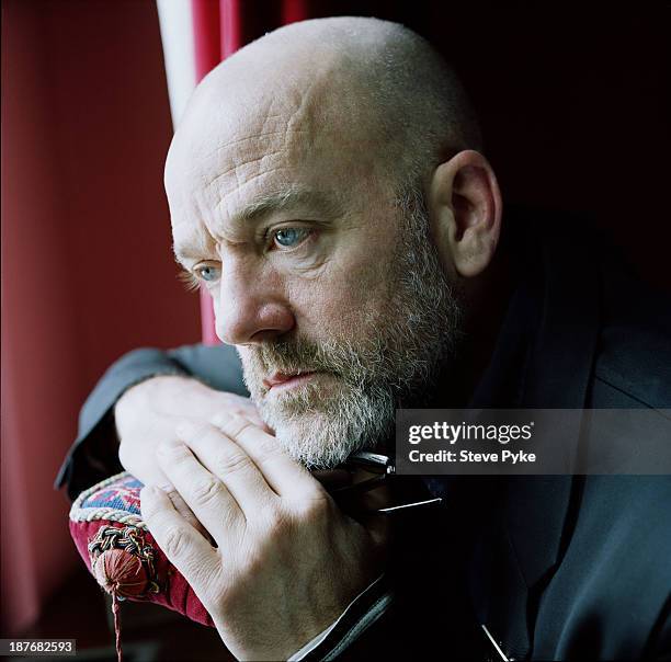 Musician Michael Stipe is photographed for The Guardian Magazine on January 28, 2011 in New York City.