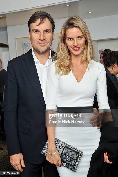 Jonathan Lourie and Frida Lourie attend the book launch of Art Studio America at ICA on November 11, 2013 in London, England.