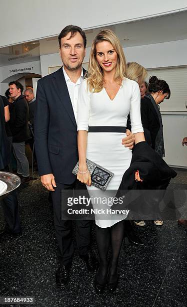 Jonathan Lourie and Frida Lourie attend the book launch of Art Studio America at ICA on November 11, 2013 in London, England.