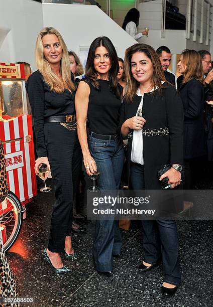 Siobhan Loughran, guest and Maryam Eisler attend the book launch of Art Studio America at ICA on November 11, 2013 in London, England.