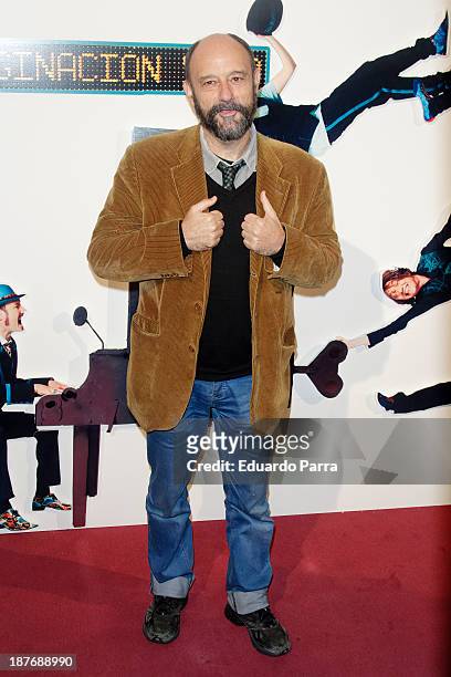 Javier Cansado attends Alex O'Dogherty new album presentation party photocall at La Latina theatre on November 11, 2013 in Madrid, Spain.