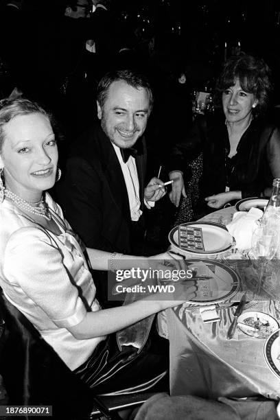 Loulou de la Falaise, Pierre Berge and friends attend the premiere of the Alvin Ailey dance group, hosted by ex-ambassador Sargent Shriver and his...