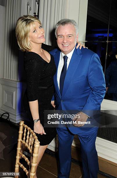 Ruth Langsford and Eamonn Holmes attend the BBC Children in Need Gala hosted by Gary Barlow at The Grosvenor House Hotel on November 11, 2013 in...