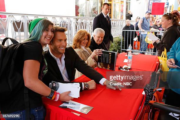 Universal Fan Event" -- Pictured: Eric Martsolf, Suzanne Rogers, John Aniston at the Universal City Fan Event on November 9, 2013 --