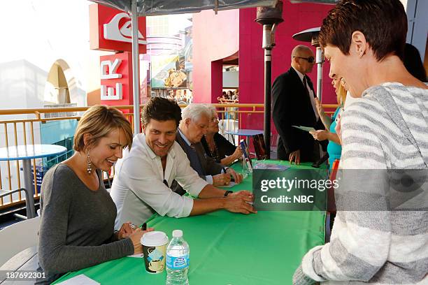 Universal Fan Event" -- Pictured: Arianne Zucker, Greg Vaughan, Bill Hayes at the Universal City Fan Event on November 9, 2013 --