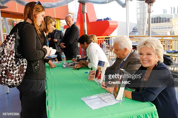Universal Fan Event" -- Pictured: Greg Vaughan, Bill Hayes, Susan Seaforth Hayes at the Universal City Fan Event on November 9, 2013 --
