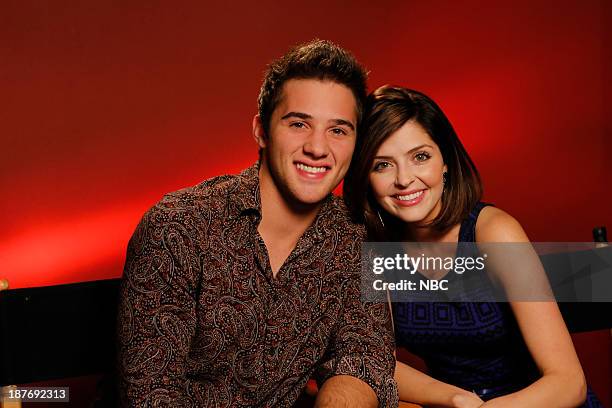Universal Fan Event" -- Pictured: Casey Moss, Jen Lilley at the Universal City Fan Event on November 9, 2013 --