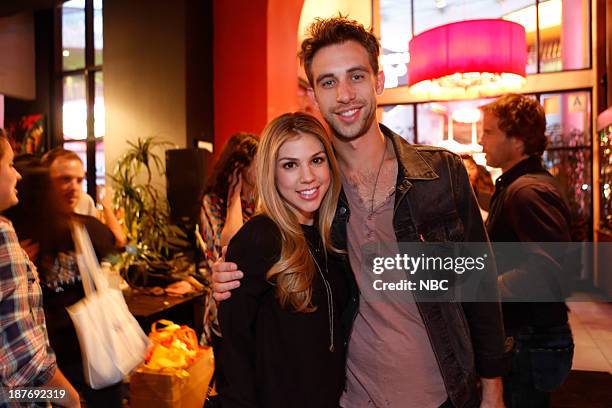Universal Fan Event" -- Pictured: Kate Mansi, Blake Berris at the Universal City Fan Event on November 9, 2013 --