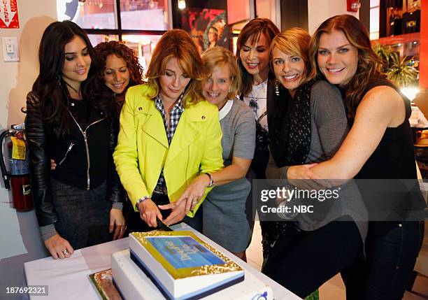 Universal Fan Event" -- Pictured: Camila Banus, Meredith Scott Lynn, Deidre Hall, Mary Beth Evans, Lauren Koslow, Arianne Zucker, Alison Sweeney at...