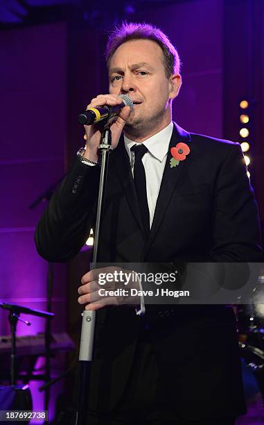 Jason Donovan performing at Gary Barlow Hosts BBC Children In Need Gala at The Grosvenor House Hotel on November 11, 2013 in London, England.