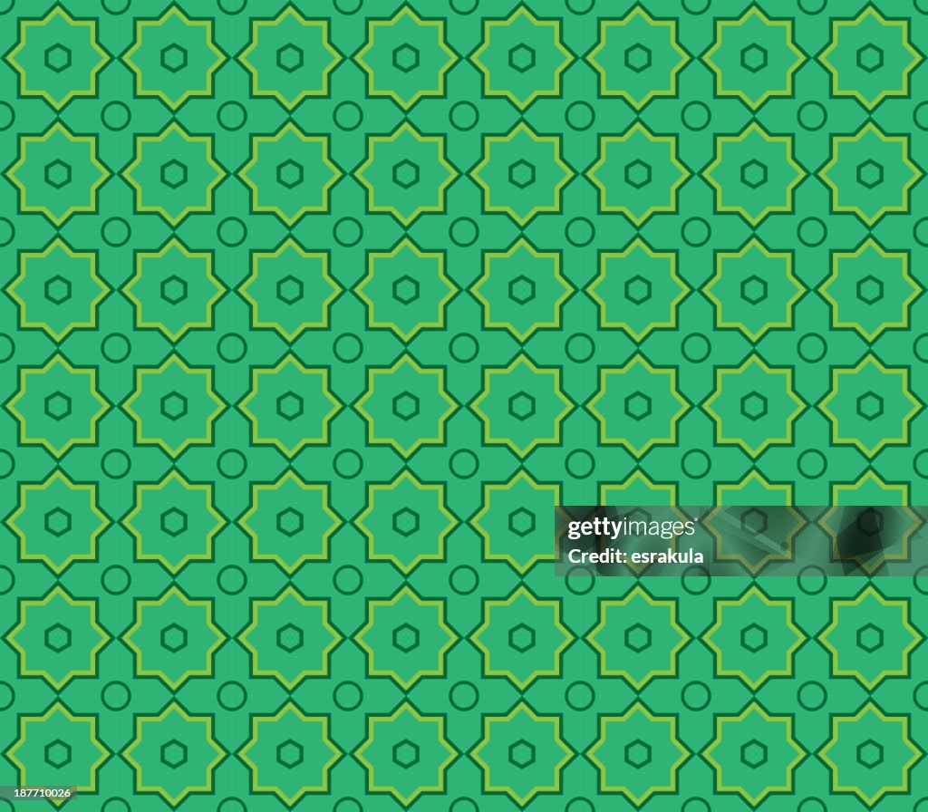 Traditional Geometrical Islamic Pattern High-Res Vector Graphic - Getty ...