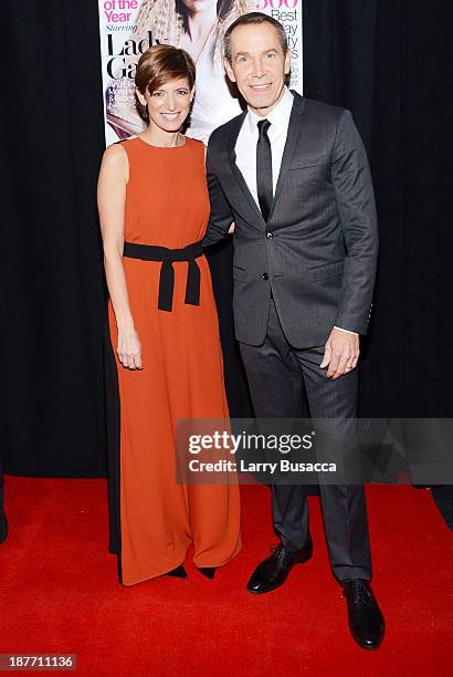 Cynthia Leive and Jeff Koons attend Glamour's 23rd annual Women of the Year awards on November 11, 2013 in New York City.