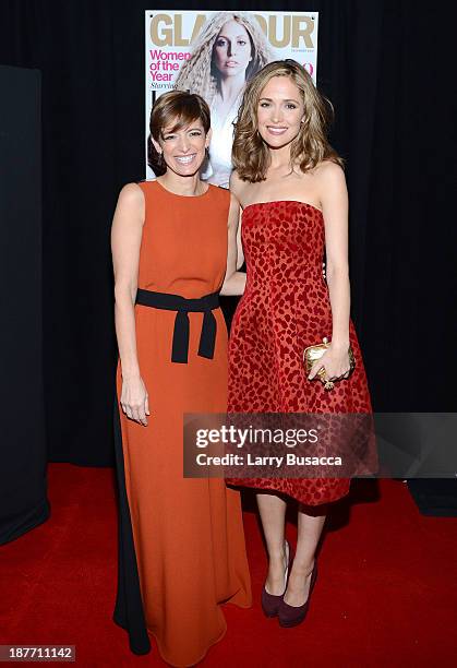 Cynthia Leive and Rose Byrne attend Glamour's 23rd annual Women of the Year awards on November 11, 2013 in New York City.