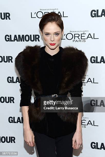 Coco Rocha attends Glamour's 23rd annual Women of the Year awards on November 11, 2013 in New York City.