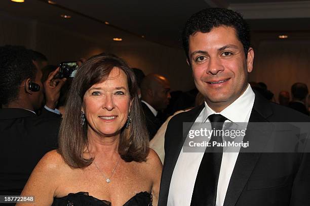 Reza Khadiri and Mary Reckmeyer attend the Thurgood Marshall College Fund 25th Awards Gala on November 11, 2013 in Washington City.