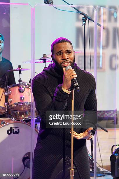 Jason Derulo performed live on "Good Morning America," 11/11/13, airing on the Walt Disney Television via Getty Images Television Network. JASON...
